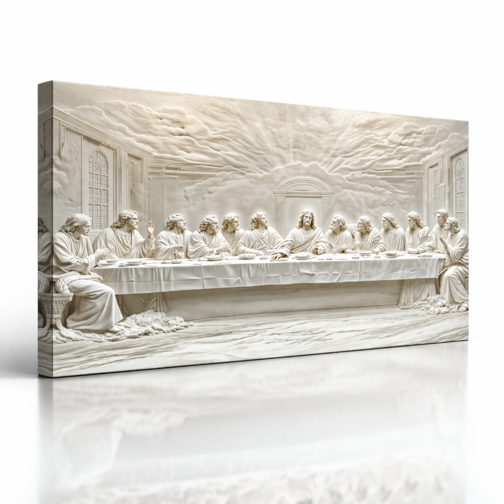 Quadro Santa Ceia Jesus Cristao a Ultima Ceia deus Pinel religioso