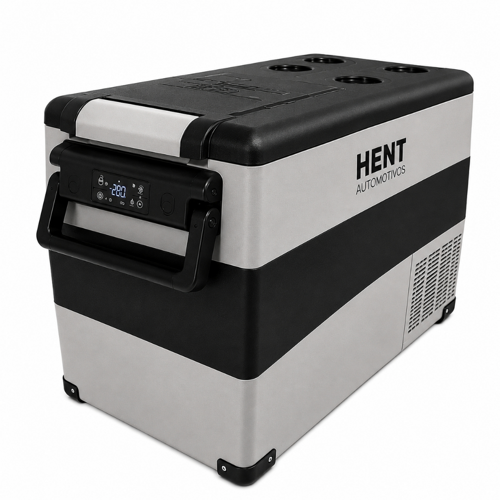 Geladeira Portátil 50l Compressor Quadrivolt Bluetooth Camping, Caminhão, motorhome, Lanchas, barco