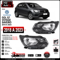 Farol Dianteiro Gol G7 / Voyage / Saveiro 2018 A 2023