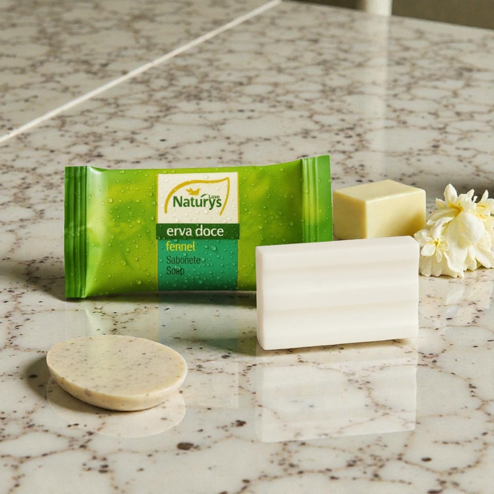 500 Mini Sabonete 13g Erva Doce Hotel Motel Pousada Airbnb Hospital Serviço Social SPA