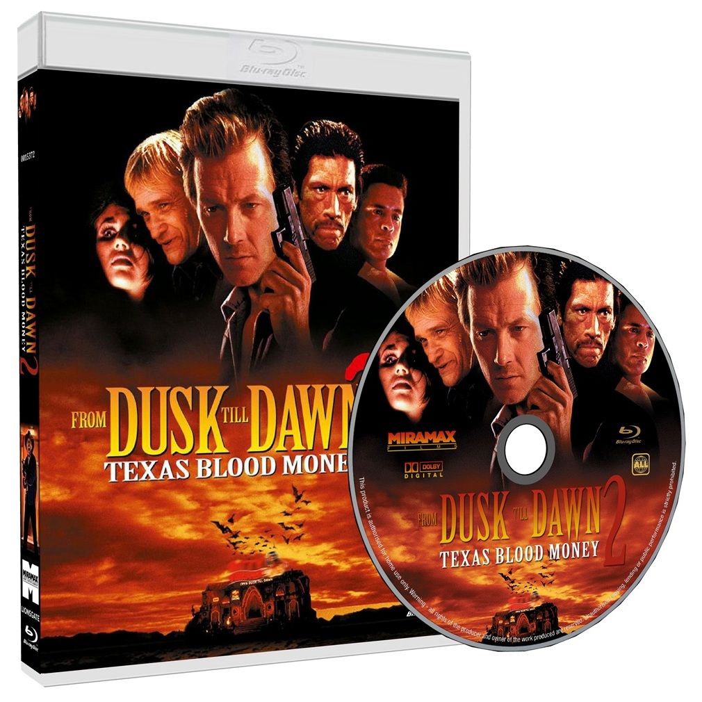 Blu-ray Filme Um Drink no Inferno 2: Texas Sangrento - 1999 - Edição completa em alta definição em bluray