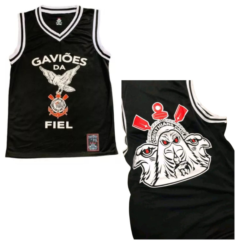 CAMISA REGATA GAVIÕES DA FIEL RAGATA DO CORINTHIANS- ENVIO RAPIDO