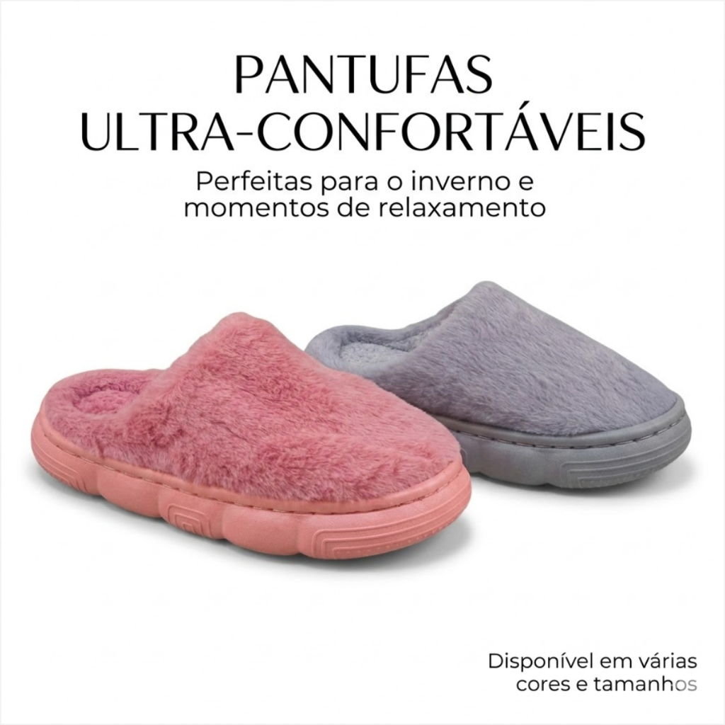 Pantufa Nuvem Pelúcia Infantil Menino e Menina