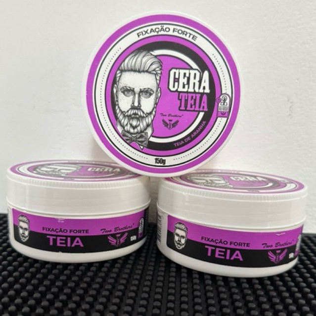 Kit Com 3 Pomadas/Ceras TEIA Modeladora Efeito 🕸️ Para Cabelo Two Brothers 150G - ENVIO IMEDIATO