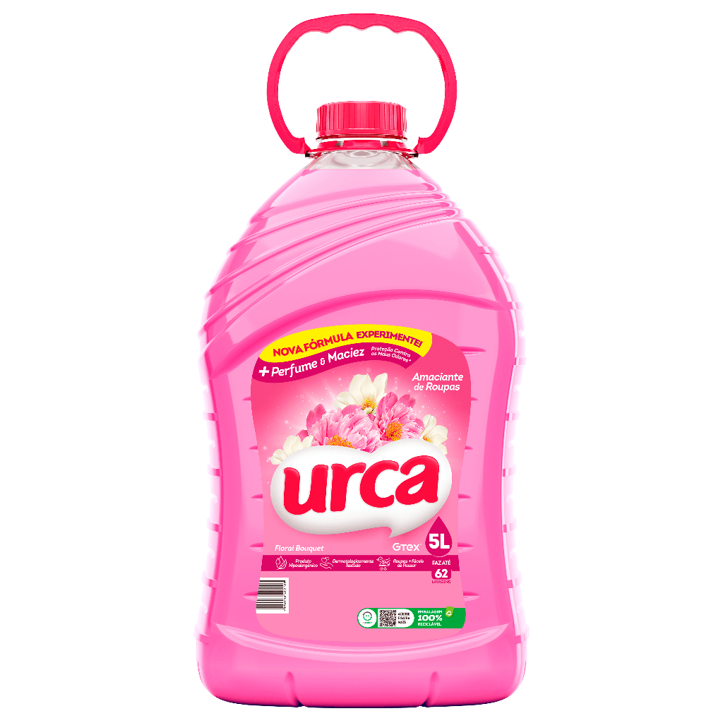 Amaciante Urca Floral Rosa - 5L