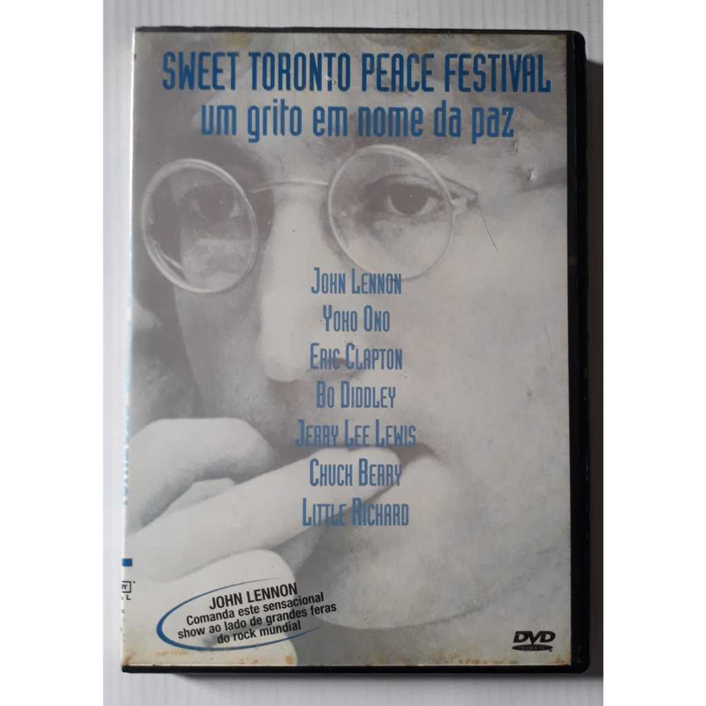 Dvd Sweet Toronto Peace Festival - Um Grito em Nome da Paz - John Lennon Comanda Este Show - Original Usado