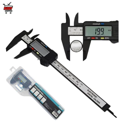 Paquímetro Digital Profissional 150mm em Aço Inox Precisão 0,01mm com Estojo