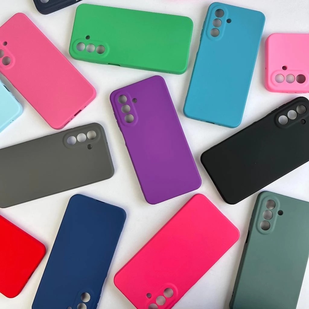 Kit - Capa Capinha Case + Película/somente Capa Para Galaxy Samsung A17 Silicone Aveludada Capinha de Celular