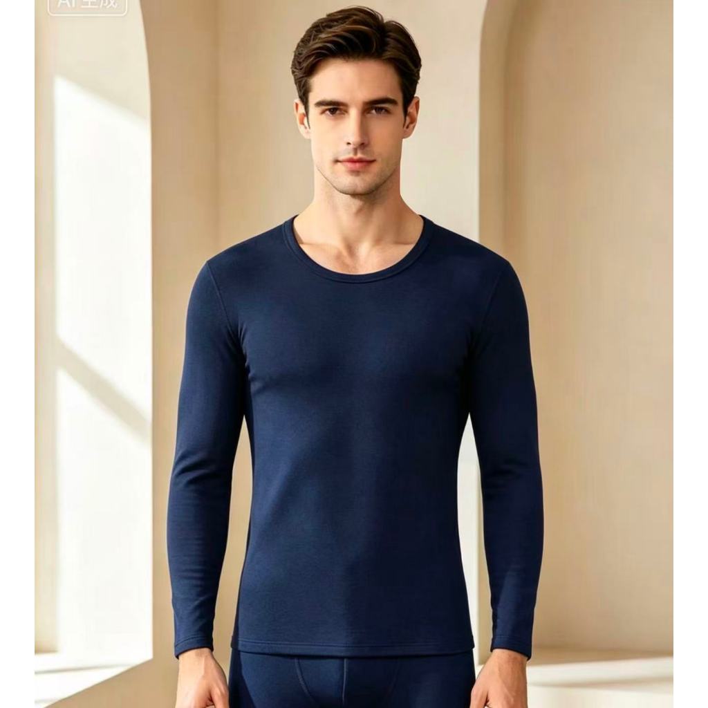 Masculino Blusa  Térmica Flanelada Segunda Pele Frio Vento