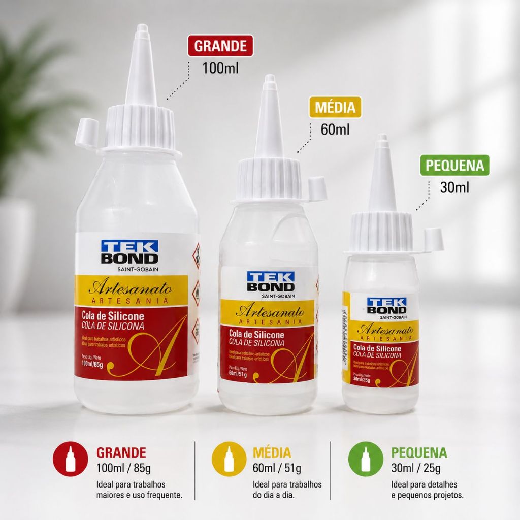 COLA DE SILICONE TEK BOND 30ML / 60ML /100ML