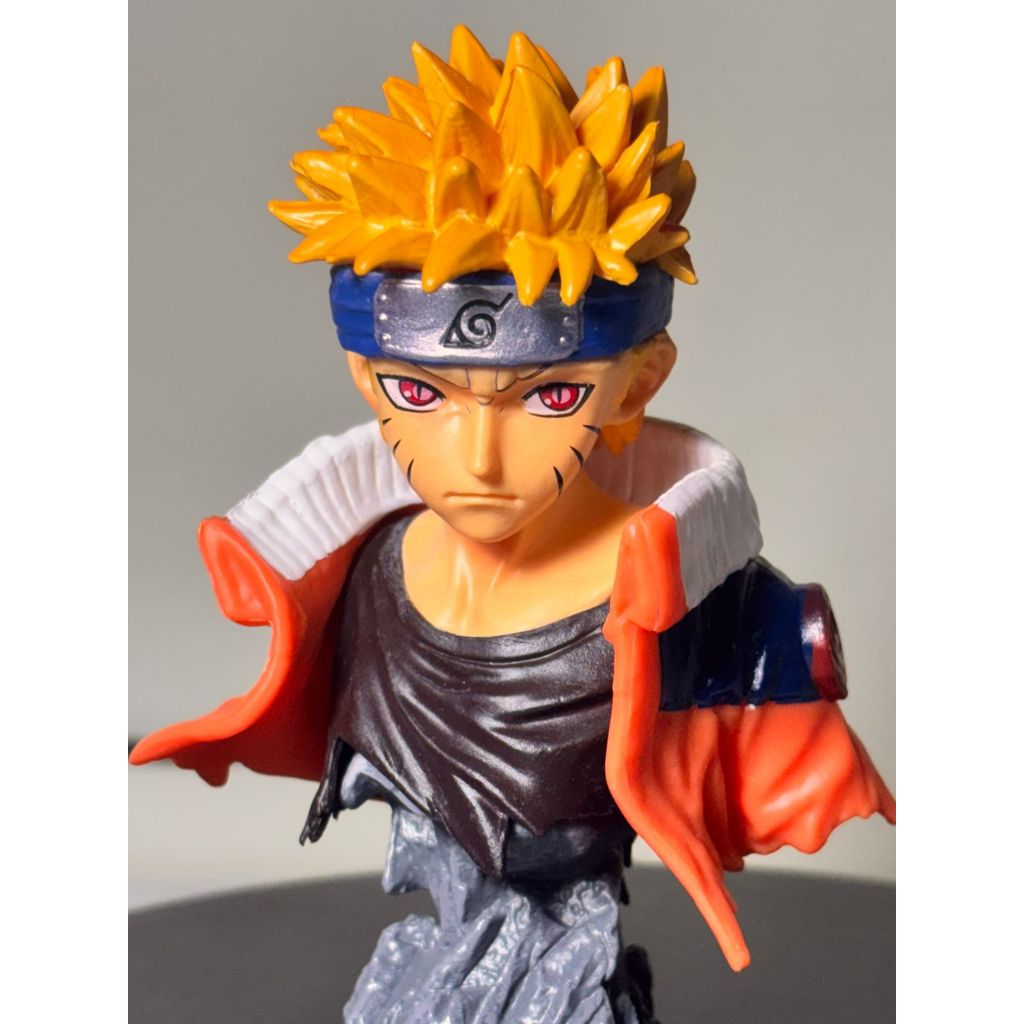 Figure busto Naruto Uzumaki  Anime PVC Colecionável Naruto Shippuden