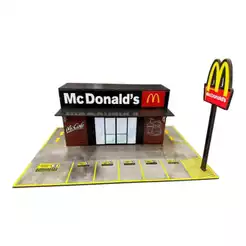 Maquete Decorativa MC Donald's