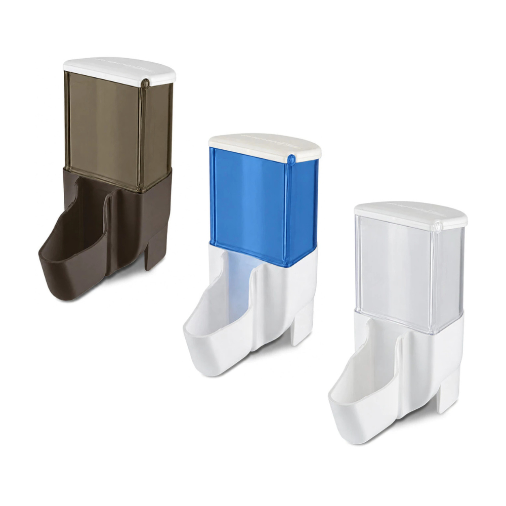 Comedouro Sertãozinho Injetfour Automático Para Pássaros Malha Fina 50ml