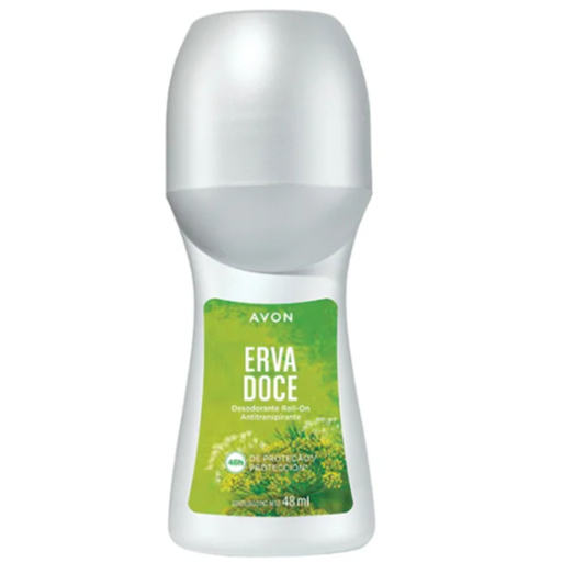 Desodorante Roll-On Avon 50ml – Antitranspirante 48h - Erva Doce ou Baby Smell