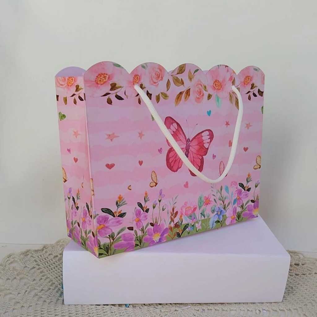 10 Sacolinhas de aniversario Personalizadas – Lembrancinha Festa Infantil G (20x16x6)