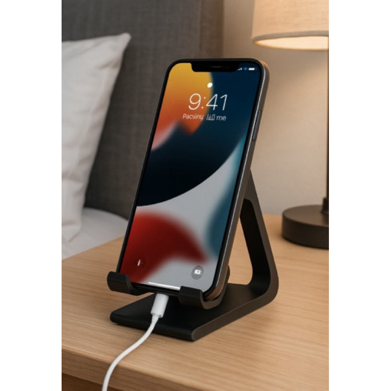 Suporte Celular Mesa Carregador iPhone Android Base Dock Vertical Premium Impressão 3D Moderno