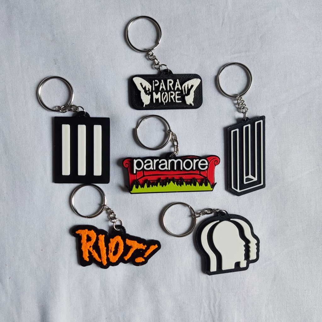 Chaveiro Paramore -  RIOT - Brand New Eyes - After Laugher *LEIA A DESCRICAO