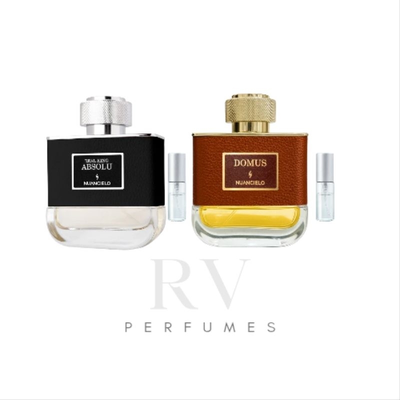 Combo - Real King Absolu + Domus - perfumes masculinos elegantes e sofisticados. Alta duração.
