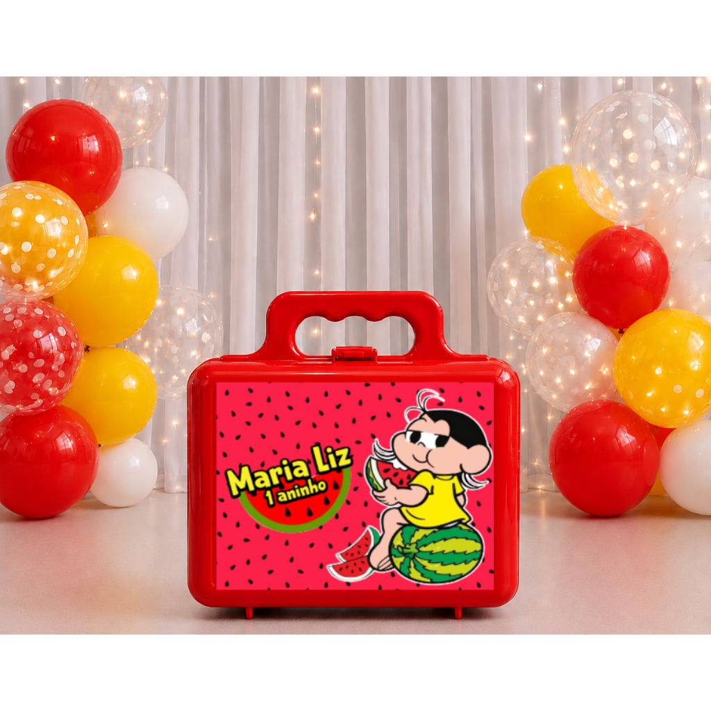 Kit Maletinhas Magali Personalizadas - Lembrancinha - Desenvolvemos Todos os Temas - Aniversário - Infantil