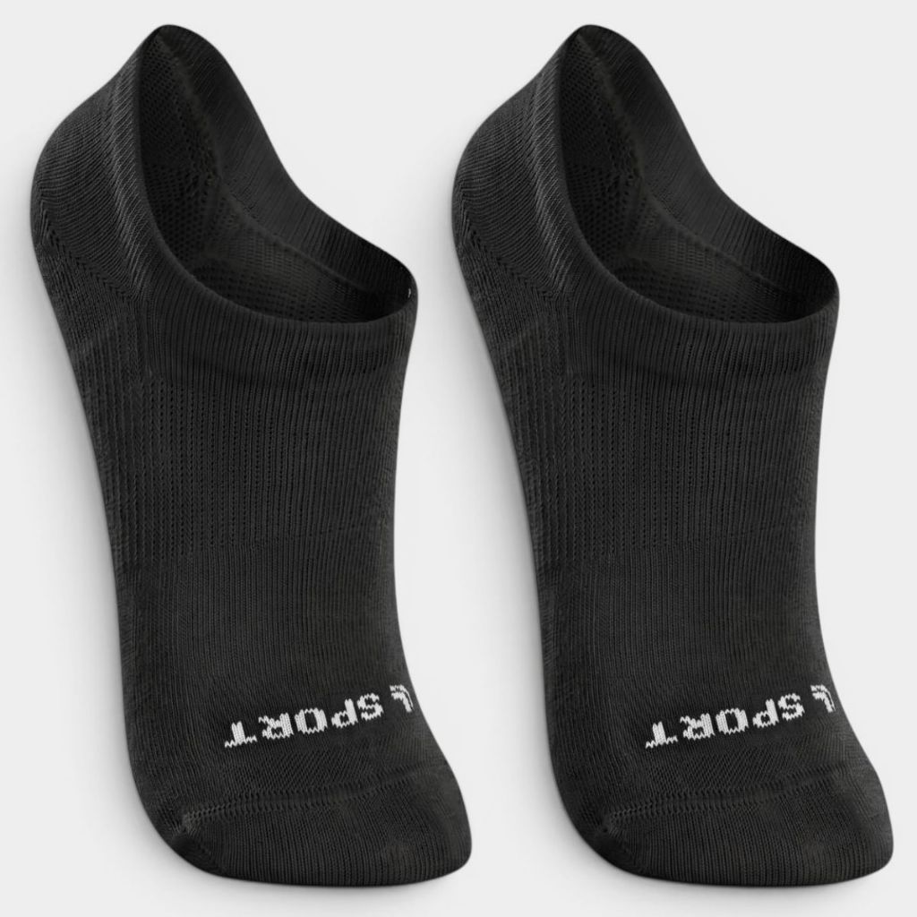 Kit Meia Sapatilha Infantil Lupo Básico 2 Pares - Preto