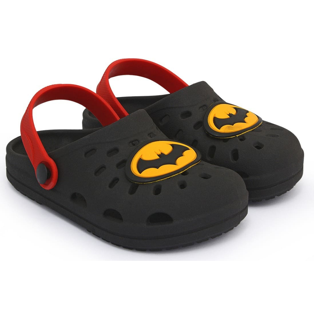Babuche Infantil Batman Chinelo Tam 27 a 34 Sandalia Super Herois