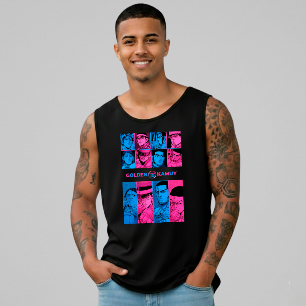 camiseta regata Ghost In The Shell Anime roli