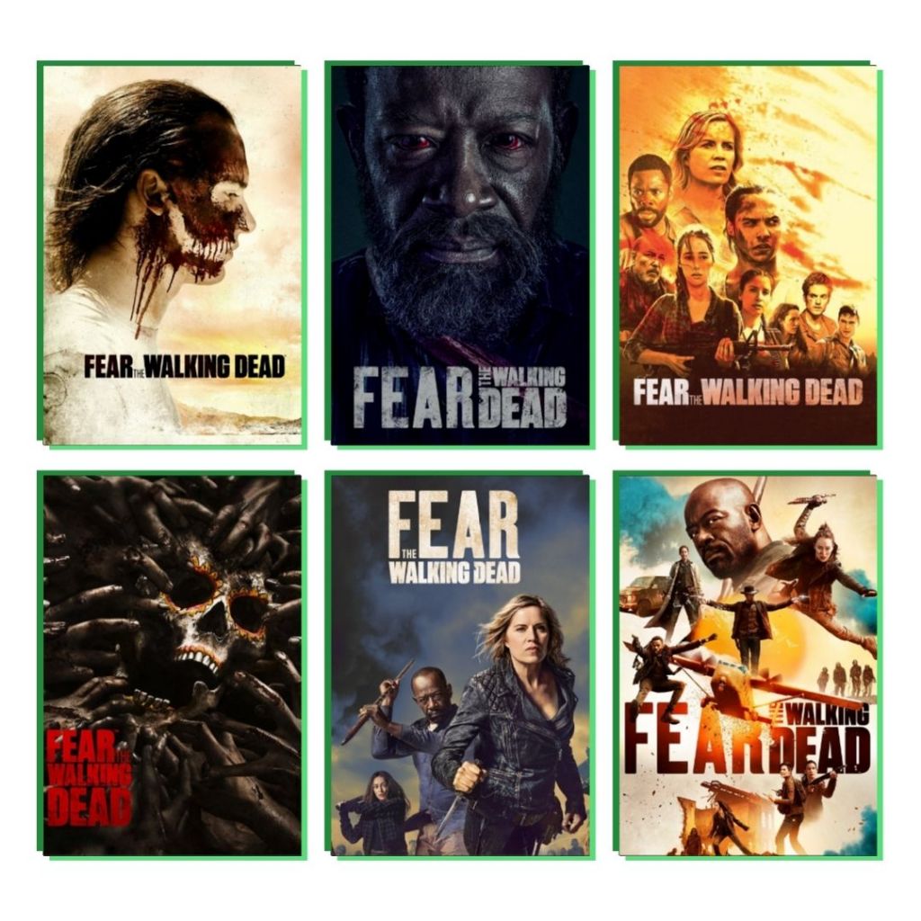 Placa Decorativa MDF Fear the Walking Dead (Série) - Quadro Parede & Decoração (14x20 ou 20x28)