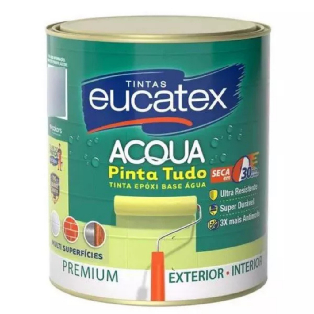 Tinta Epóxi Para Banheiro E Cozinha Azulejo Base Água 900ml