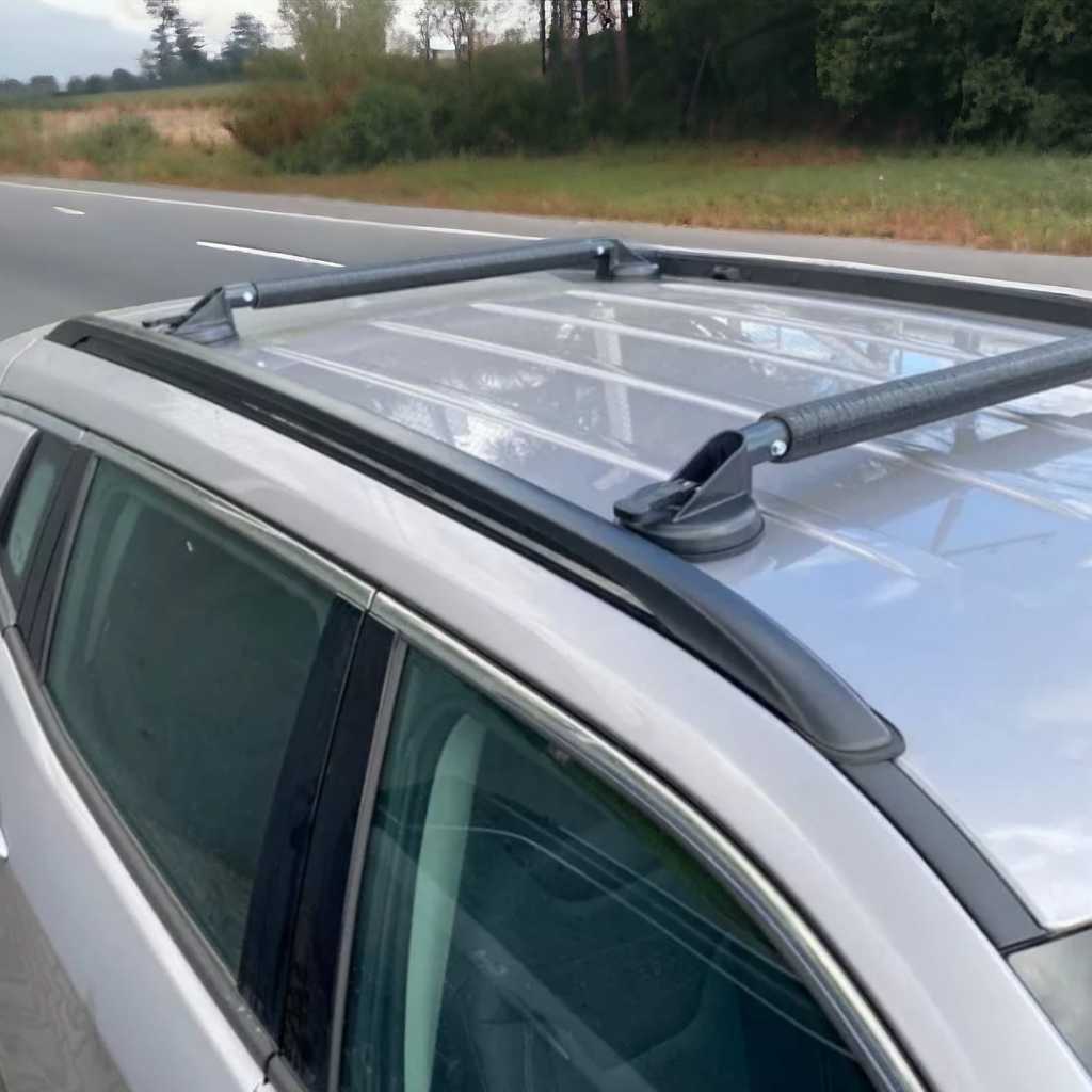 rack ventosas bagageiro transporte suporte caiaque som maleiro carregar carga pesca ford