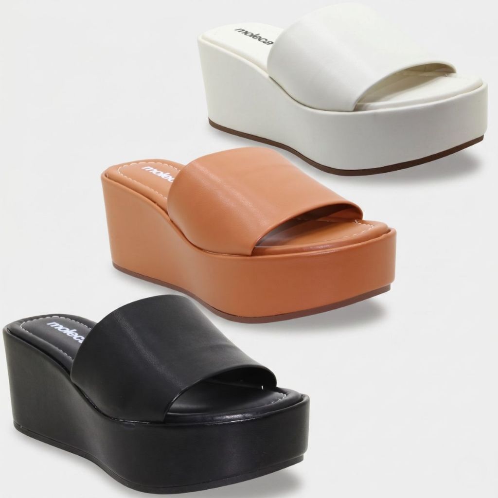 Tamanco Feminino Moleca Liso Plataforma