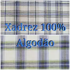 TECIDO XADREZ 100% ALGODÃO (1M X 1,50M) "S9265"
