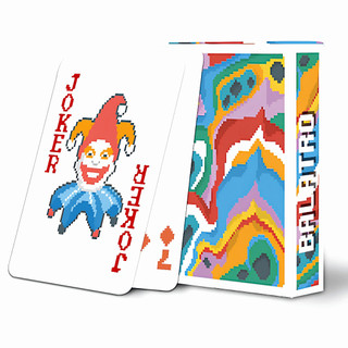Baralho Balatro Joker Poker Pixel - Cartas Criativas - Alta Qualidade - Colecionável Cartas e Mágica