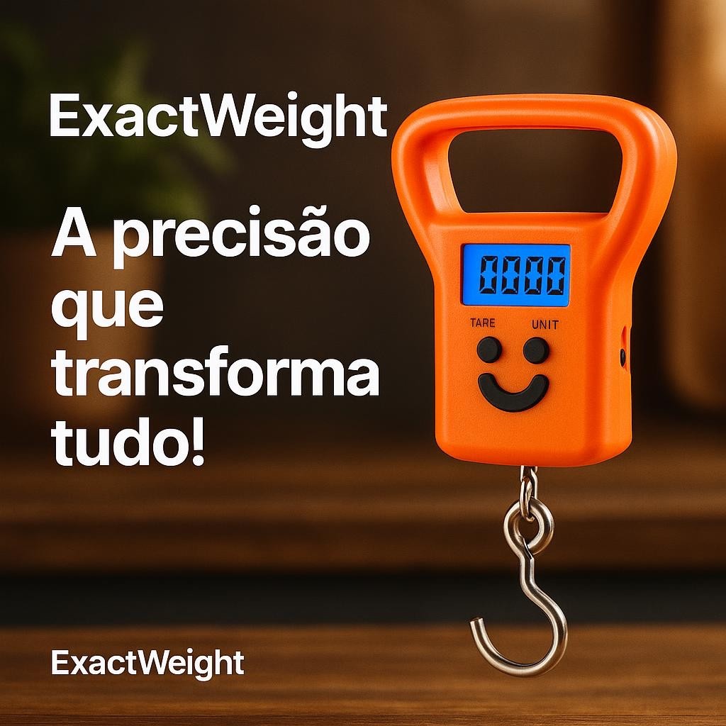 Balança Digital Portátil Cozinha Pesca Bagagem 50kg