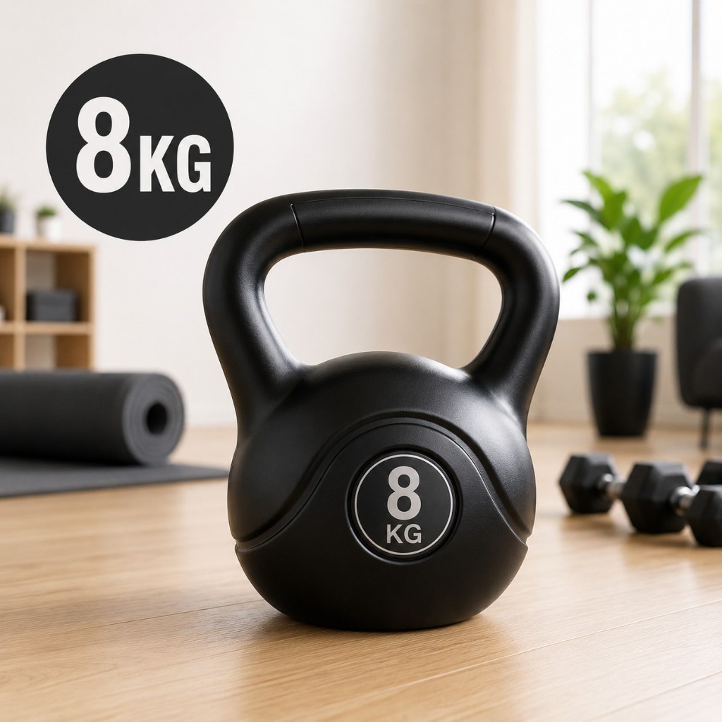 Kettlebell 8kg Fitness Crossfit Treino Funcional Musculação Agachamento Casa Academia Peso Exercício