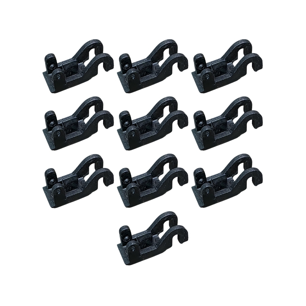 10 Travas Garras Para Grade Ventilador Ventisilva (Kit Reposição)