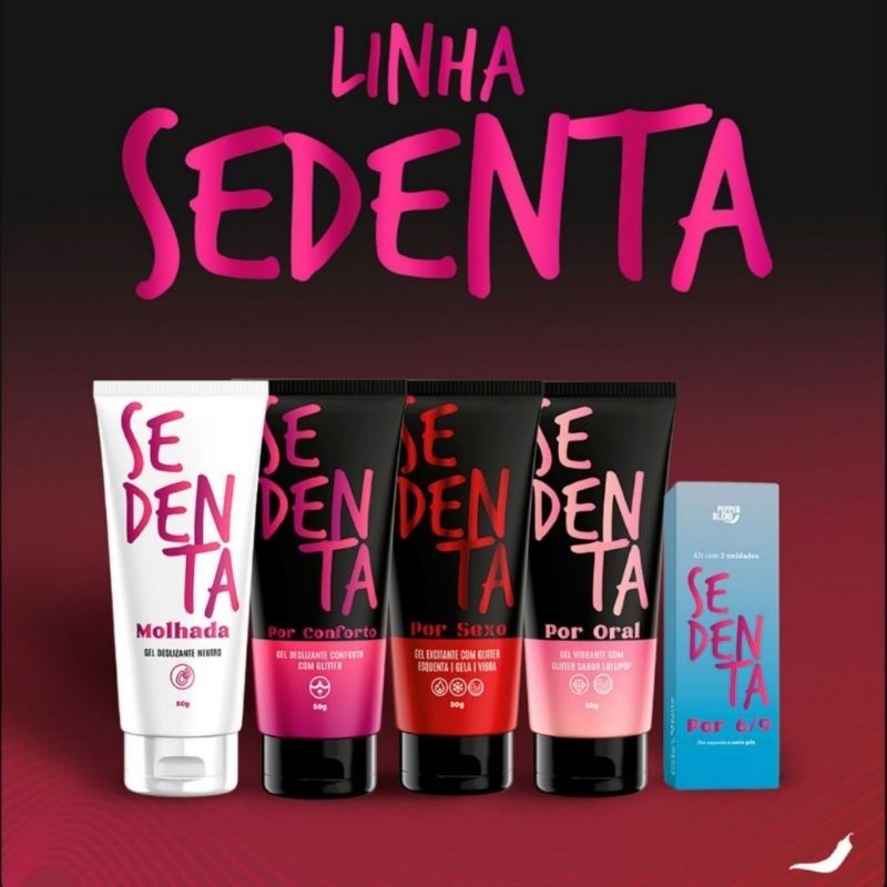 Linha Sedenta - Gel Lubrificante Intimo - Pepper Blend -50g