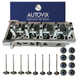 Cabeçote Para Ford Fiesta, Courier, Ecosport, Ka, Focus 1.6 8v C/Válvulas e Retentor Zetec Rocam