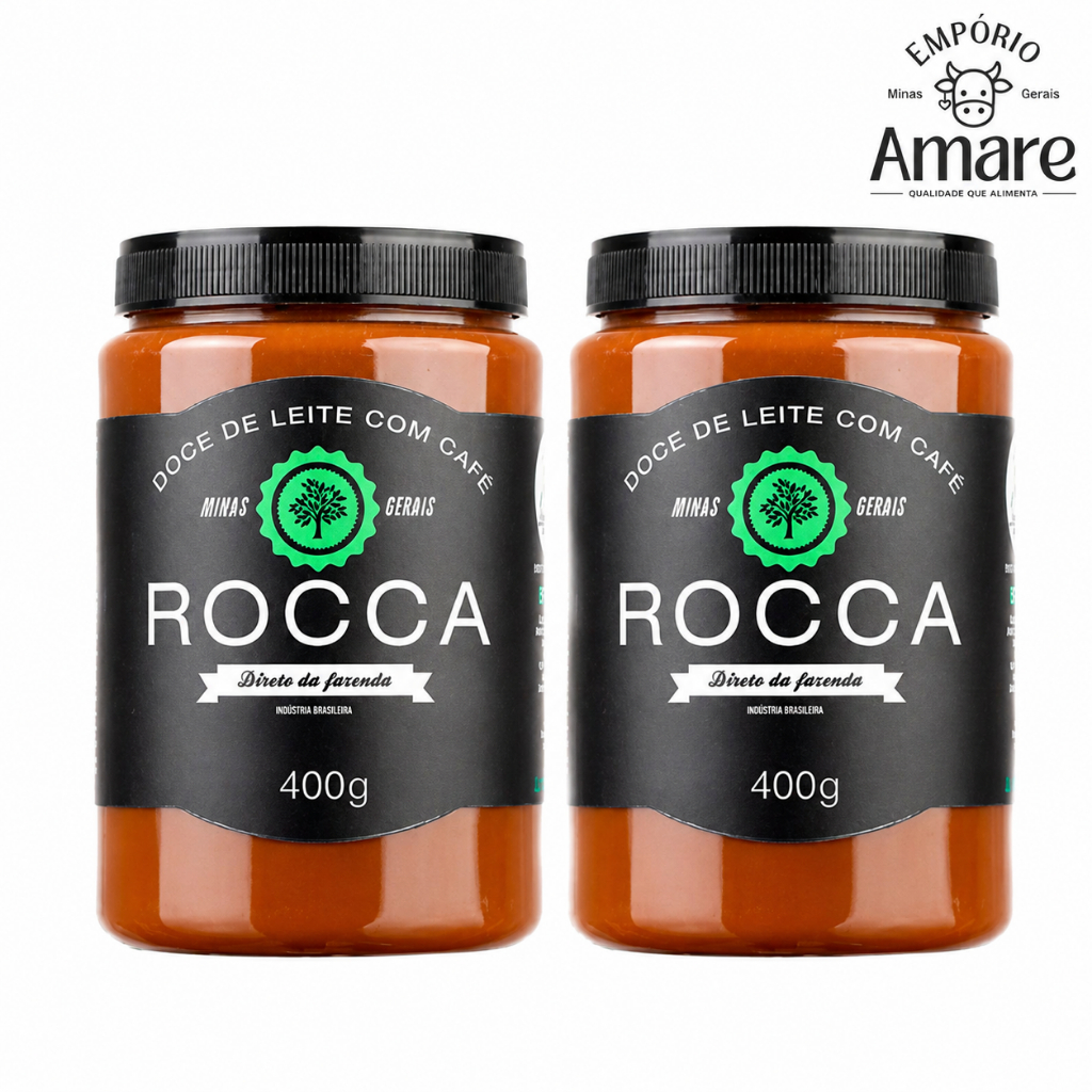KIT 2 ROCCA DOCE DE LEITE COM CAFÉ 400g