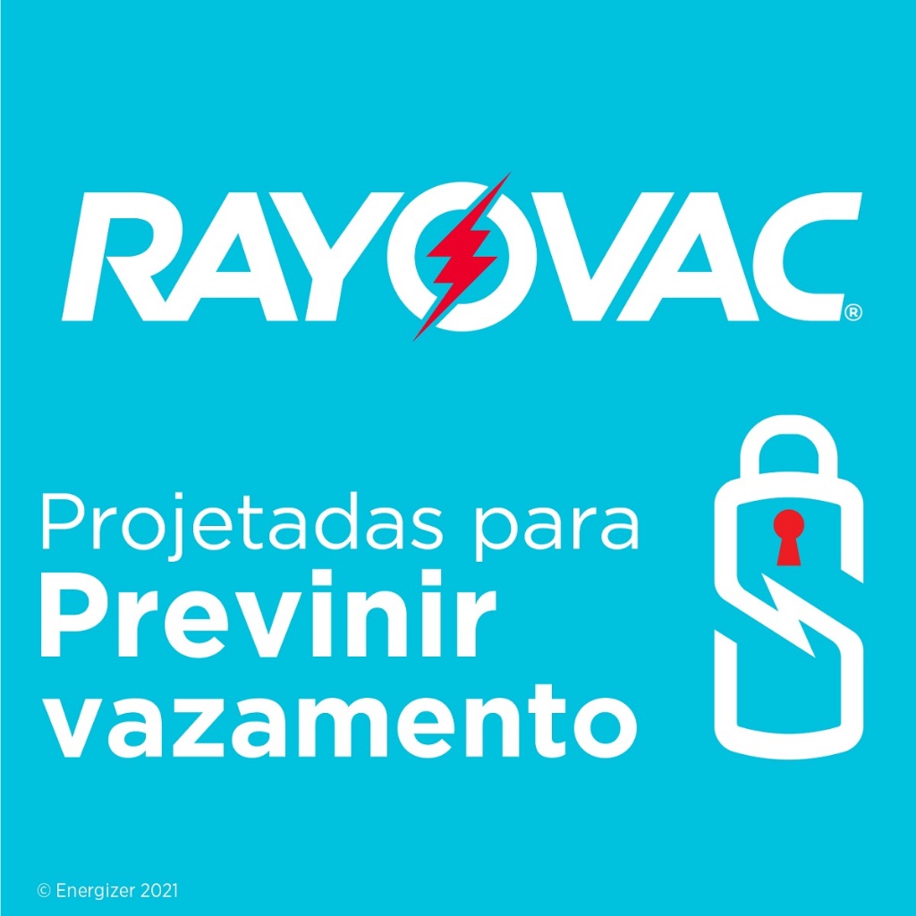 Pilha Alcalina AAA Rayovac Bateria 3A Palito 8 unidades · foto 2