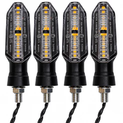 Kit 4 Pisca Led Seta Cb Twister 250 Sequencial Rosca Fan Titan 150 Xre 300 Fazer 250