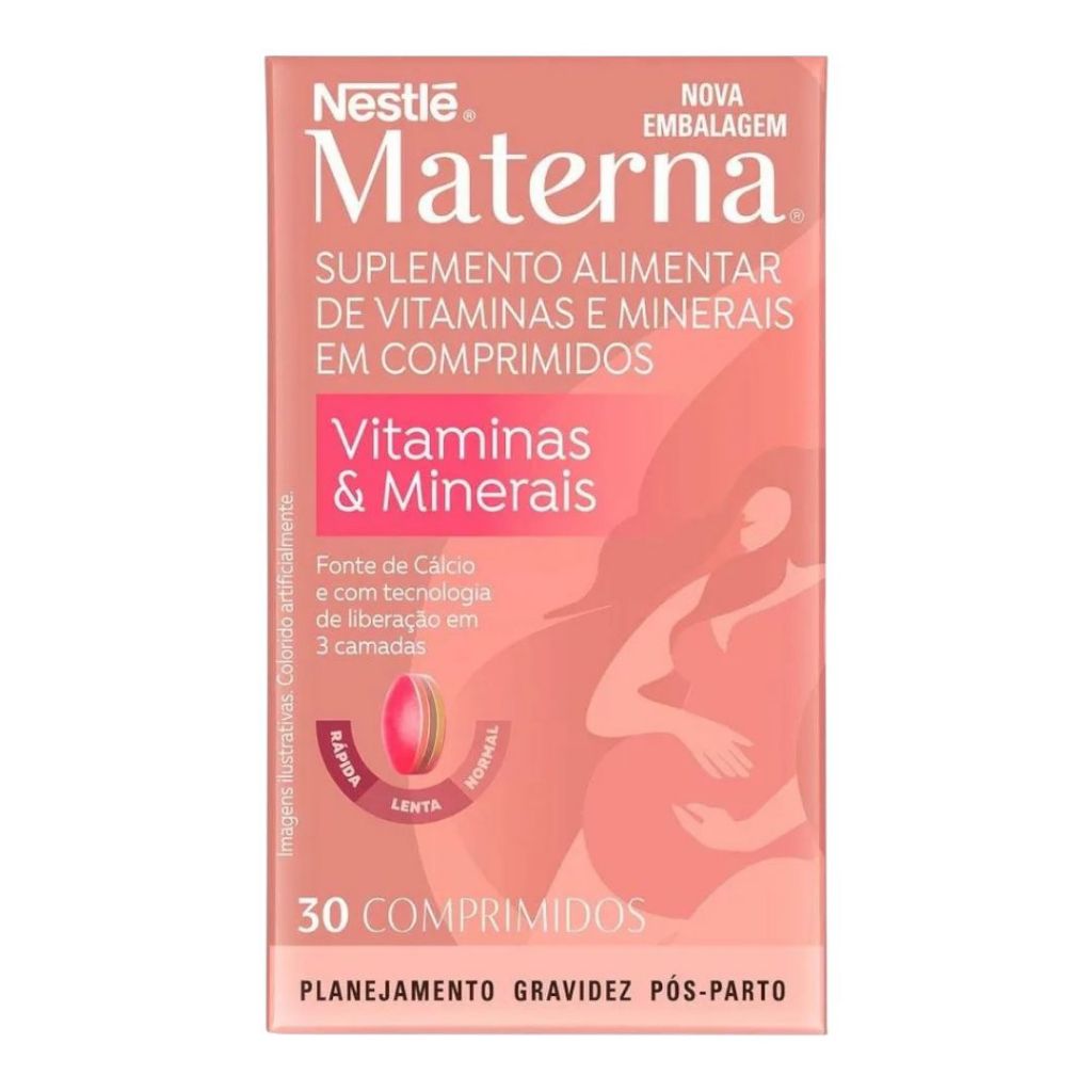 Polivitamínico Materna para Gestantes 30 comprimidos