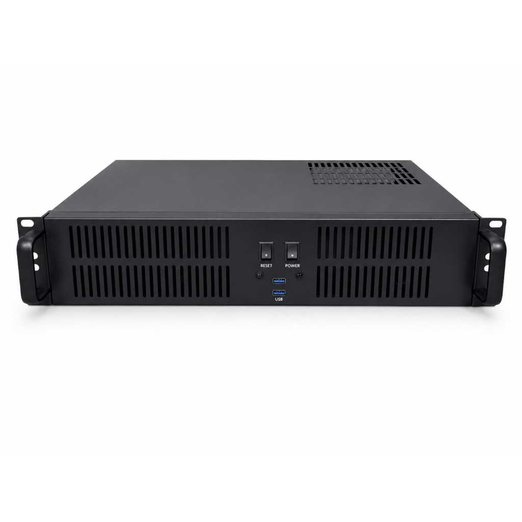 Gabinete 2u Servidor 30cm Com Suporte Fan Baia 3/5 e 2/5 Usb 3.0