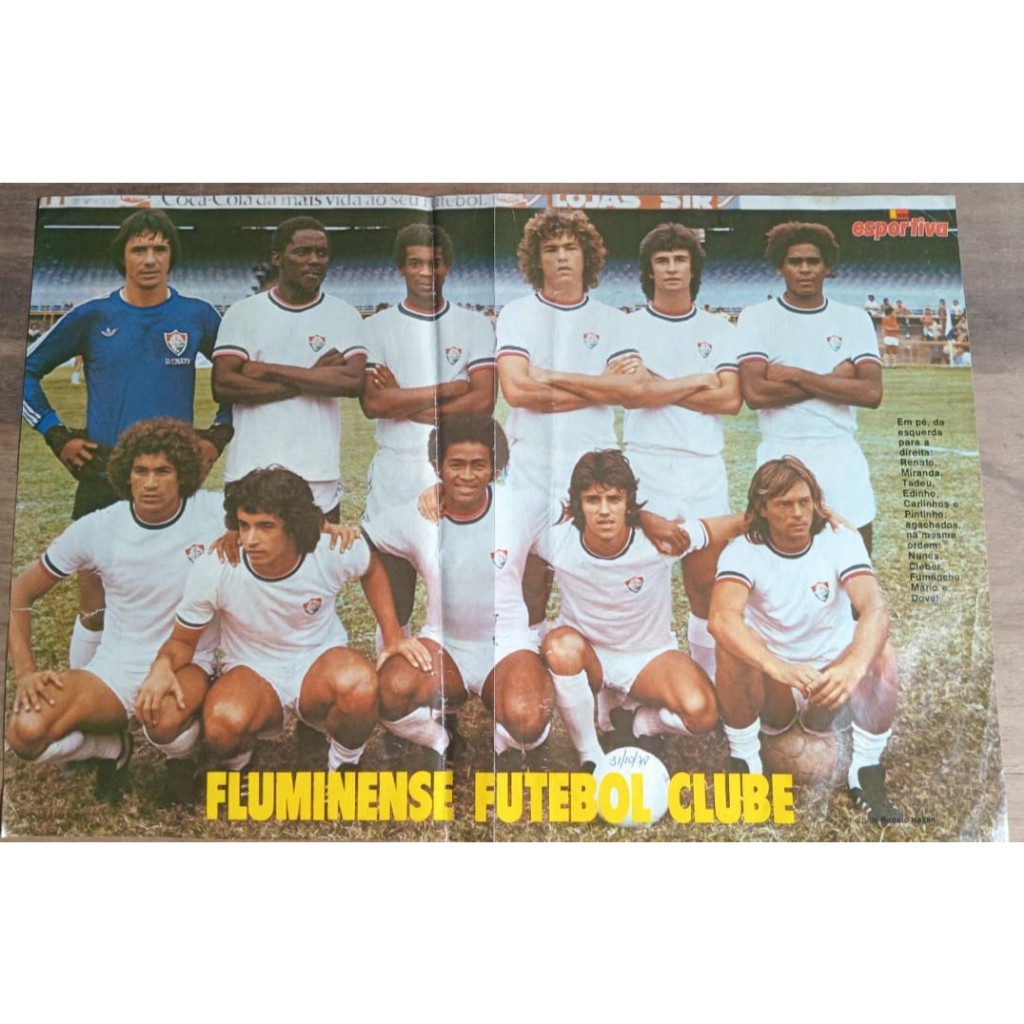 Pôster Manchete Esportiva Original Fluminense Futebol Clube - Outubro de 1978.