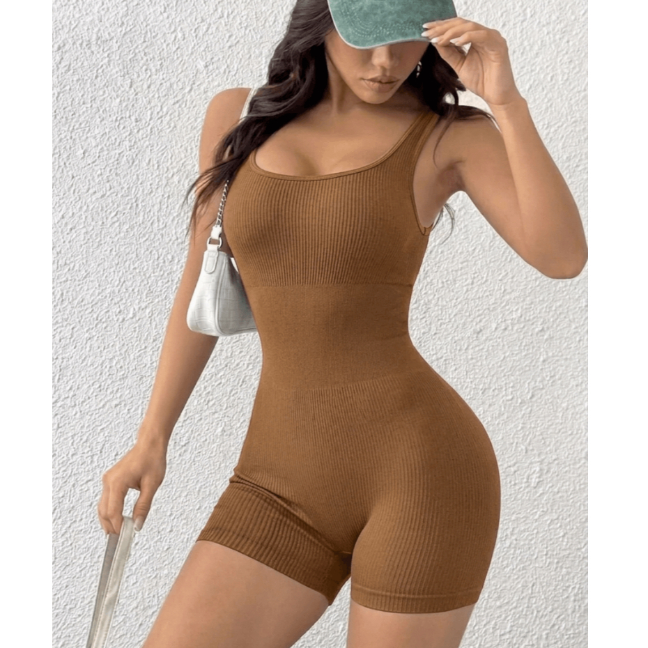 Macaquinho de Academia Fitness Canelado Feminino Preto Sem Transparência Ideal para Treinos Yoga Crossfit Gringo
