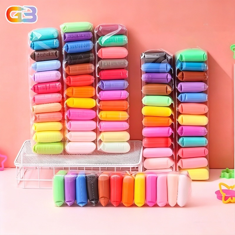 60/120/240 PCS Massinha Argila EVA Macia Leve Cores Ferramentas Massa Não Não-Tóxica Acessórios 6601