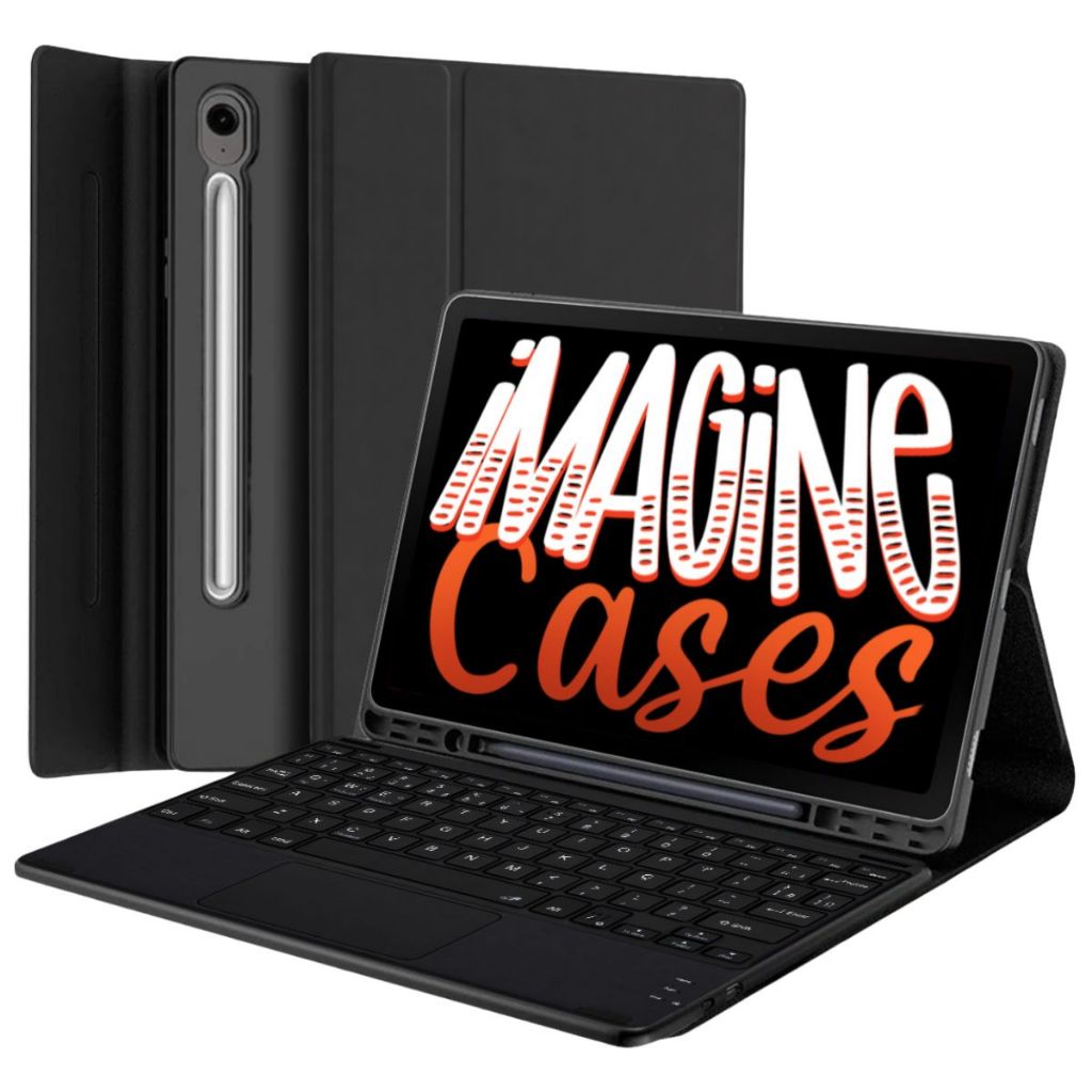 Capa com Teclado Bluetooth Touchpad para Galaxy Tab S10 Lite 10.9 Polegadas 2025 SM-X400 SM-X406