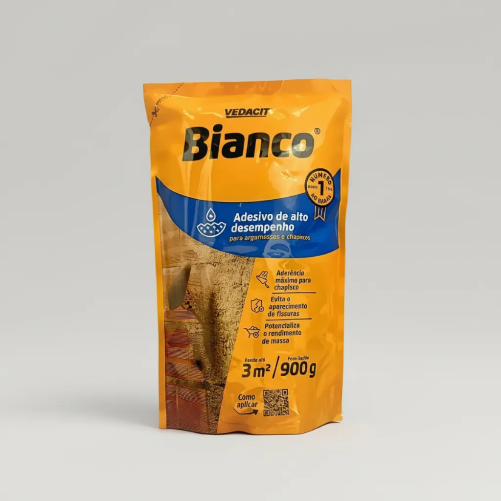 Bianco 1kg Adesivo Aditivo Argamassa Chapisco Fixad Vedacit