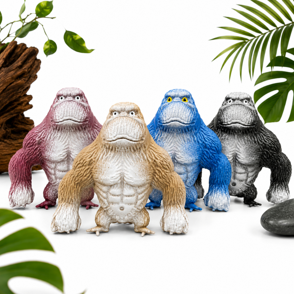 Gorila Anti Estresse Squishy Stretch Elástico Brinquedo Indestrutível Sensorial Macio Relaxante