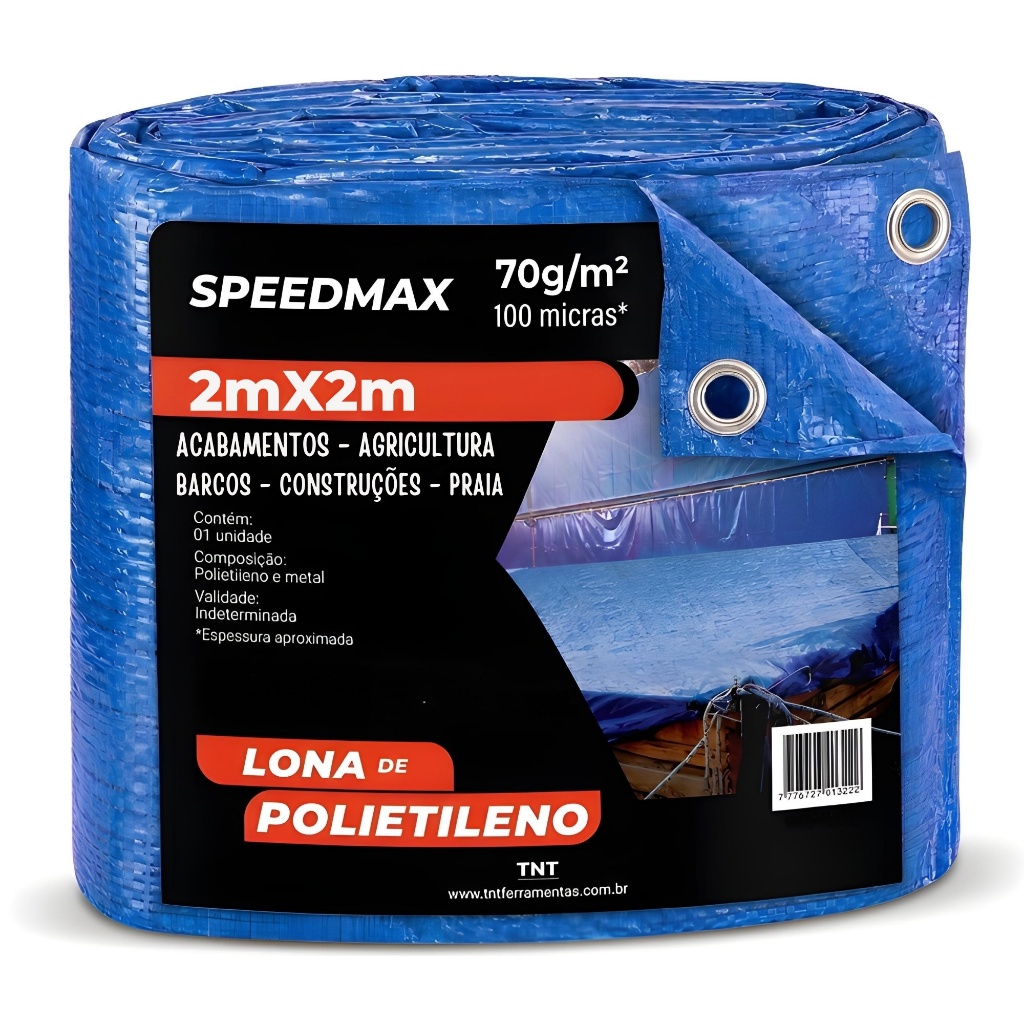 Lona 2x2 Azul Impermeavel Piscina Barraca Camping Telhado