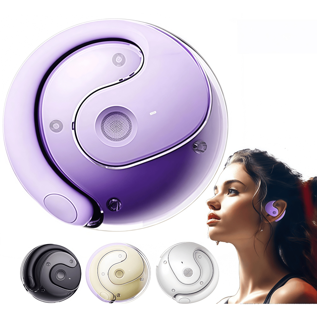 ✨【DESIGN POKEBOLA】Fone de Ouvido Bluetooth TWS Ergonômico, Suporte de Orelha Pendurada Anti-queda